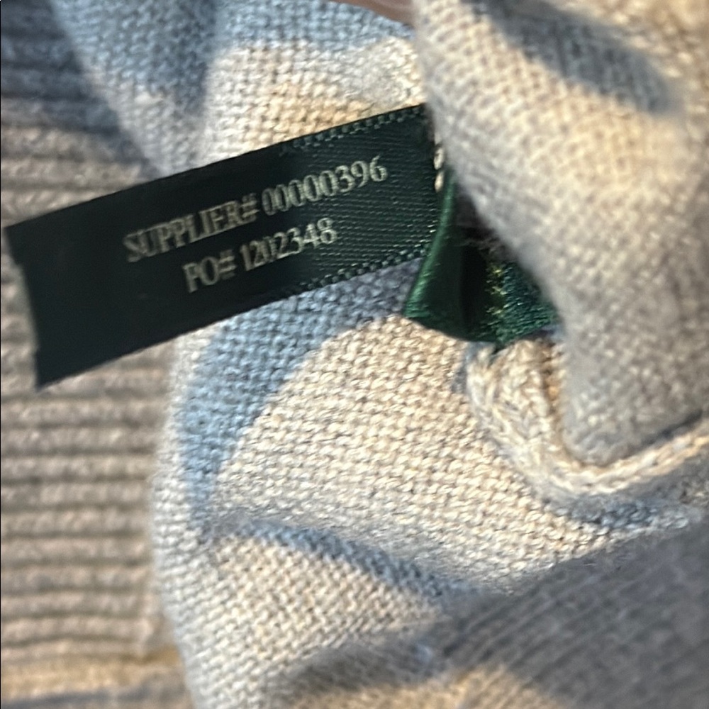 Ralph Lauren Gray Cardigan Sweater Classic Knit - Picture 11 of 15